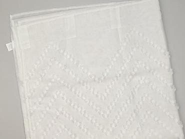 pluszak doey: Biała zasłona z lekkiej, półprzezroczystej tkaniny z ozdobnym — 1