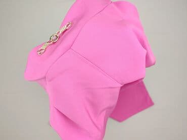 bluzka do różowych spodni: Material trousers for women, size S — 6