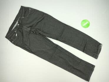 szare szerokie jeansy: Jeansy damskie, rozmiar XL — 2