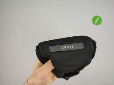 czarna sukienka ze srebrnymi wstawkami: Esprit, Sukienka damska, rozmiar M — 4