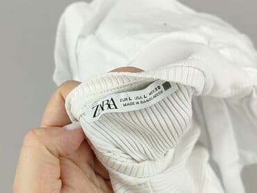 obcisłe bluzy: Zara, Bluzka damska, rozmiar L — 5
