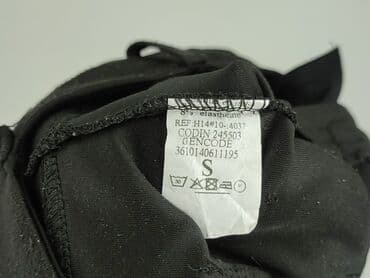 legginsy damskie marszczone: Material trousers for women, size S (EU 36) — 4