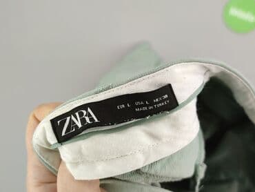 zara spodnie len: Zara, Spodnie materiałowe damskie, rozmiar L — 4