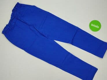 jeansy paper bag reserved: Material trousers for women, size S — 2