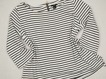 bluzka z kwiatem 3d h: H&M, Bluzka damska, rozmiar L — 1