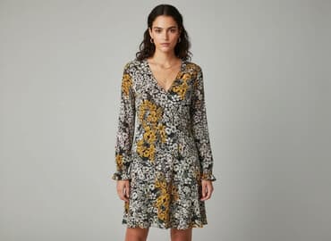 mohito sukienka w kwiaty dluga: H&M, Sukienka damska, rozmiar M — 6