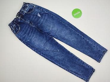 black baggy jeans: Denim Life, Jeansy damskie, rozmiar M — 2