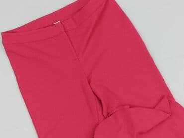 różowe spodnie dresowe: Legginsy Eleganckie damskie, rozmiar M — 1