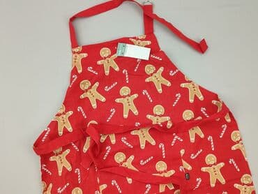 hello kitty piżamy: Fartuch kuchenny w kolorze czerwonym, ozdobiony wzorem w piernikowe — 1