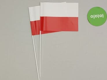 Other art & collectibles products: Dwie używane flagi Polski na plastikowych patyczkach. Idealne na — 2