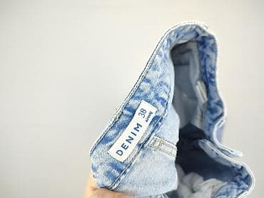 wysoki stan: Denim, Jeansy damskie, rozmiar M — 4