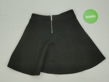 spódniczka rozkloszowane czarne: H&M Divided, Spódnica damska, XS — 5