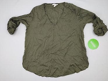 clockhouse basic t shirt: H&M L.O.G.G., Women's blouse, size XL — 2