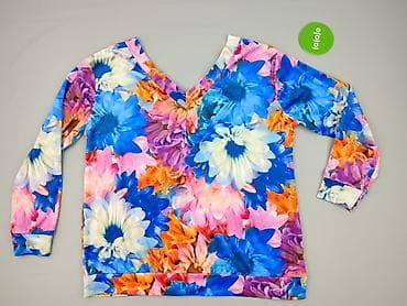 boho bluzki: Bluzka damska, rozmiar 7XL — 2