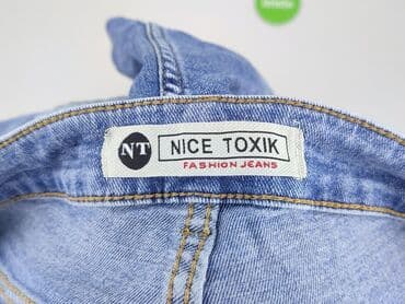 dżins tekst: Jeansy damskie, rozmiar S — 4