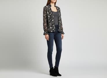 bluzki jedwabne wzorzyste: Orsay, Bluzka damska, M — 9