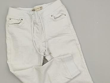 białe joggery: Denim, Jeansy damskie, rozmiar S — 1