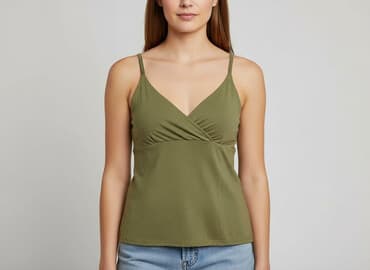 zielona koszulka zara: Femme, Top damski, rozmiar M — 6