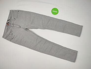 grey denim jeans: Jeansy damskie, rozmiar L — 2
