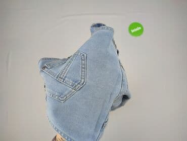 patchworkowe jeansy: Denim Co, Ogrodniczki damskie, S — 5