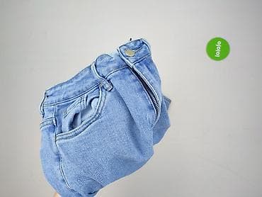 biale mom jeans: Jeansy damskie, rozmiar L — 5