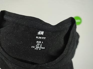 t shirt basic hm: H&M, Футболка для чоловіків, розмір L — 5