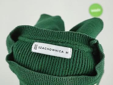 klapki renifery: SZACHOWNICA, Sweter damski, rozmiar M — 4