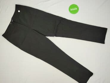 spodnie serduszka by o la la czarne: Spodnie materiałowe damskie, rozmiar M — 2