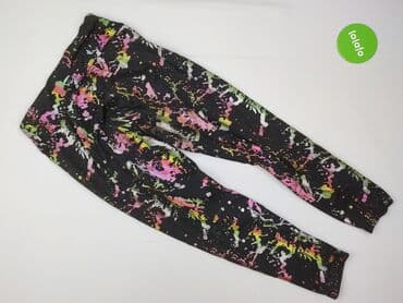 legginsy z wysokim stanem czarne: Legginsy Sportowe damskie, XL — 3