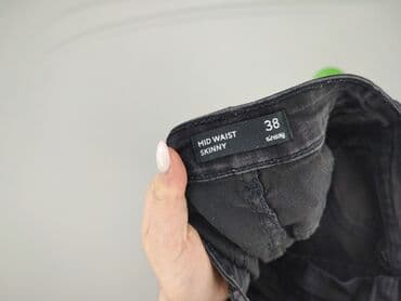 legginsy woskowane wysoki stan: Sinsay, Jeansy damskie, M — 4