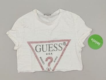 białe t shirty guess: Guess, Top damski, rozmiar S — 3