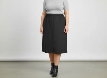 spódnice plisowane z guzikami: Spódnica damska, rozmiar 3XL — 1