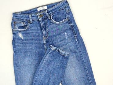czerwone jeansy h: Bershka, Jeans for women, size XS (EU 34) — 1