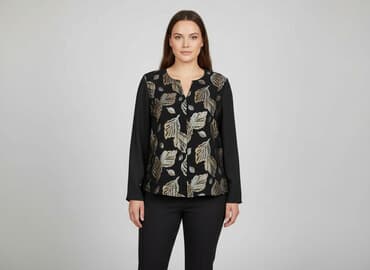 eleganckie bluzki czarne: Sixth Sense, Bluzka damska, rozmiar XL — 7