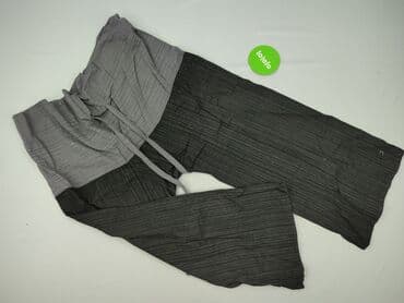 legginsy szerokie nogawki: Spodnie materiałowe damskie, rozmiar L — 2