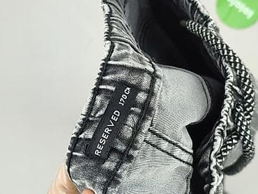 dresowe spodnie: Spodnie jeansowe, Reserved, 15 lat, 170, stan - Idealny — 4