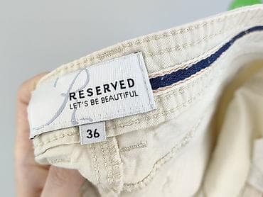 paski do spodni: Reserved, Spodnie materiałowe damskie, rozmiar S — 4