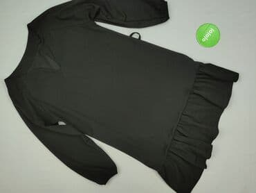 rozkloszowana sukienka z ekoskórą: Sukienka damska, rozmiar S — 3