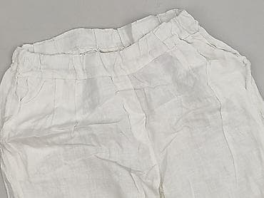 szorty len: Spodnie 3/4 damskie, rozmiar M — 1