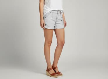 kombinezon krótkie spodenki zara: Szorty damskie, rozmiar S — 8