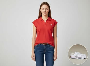 lidl t shirt: Inside, Damska koszulka polo, rozmiar M — 1