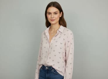 ubrania z pandą: TU Woman, Koszula damska, rozmiar L — 1