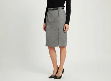 plisowane spódnice srebrne: Danhen, Spódnica damska, rozmiar S — 6