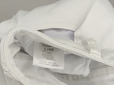 biale szerokie jeansy: Toxik3, Jeansy damskie, rozmiar L — 5