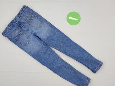 legginsy ocieplane 110: Spodnie jeansowe, Little kids, 7 lat, 116/122, stan - Bardzo dobry — 3