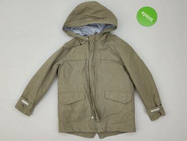 kamizelka pikowana z kapturem długa: Kurtka przejściowa, Endo, 4-5 lat, 104-110 cm, stan - Bardzo dobry — 2