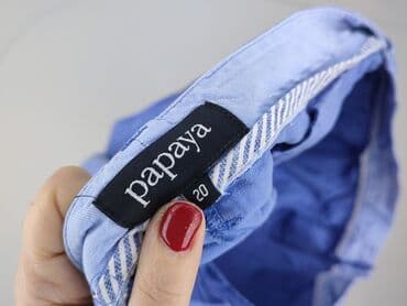 spodnie 46: Papaya, Spodnie materiałowe damskie, 2XL — 4