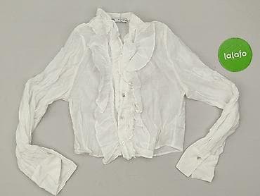 bialy: Zara, Koszula damska, rozmiar S — 2