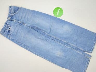 bluzka odcinana pod biustem: Spodnie jeansowe, H&M, 11 lat, 140/146, stan - Bardzo dobry — 2