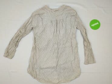 beżowa bluzka z dekoltem w serek: Women's blouse, size S — 4